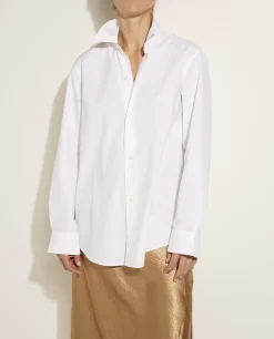 Flash Sale Poplin Katoenen Blouse Vrouwen Blouses