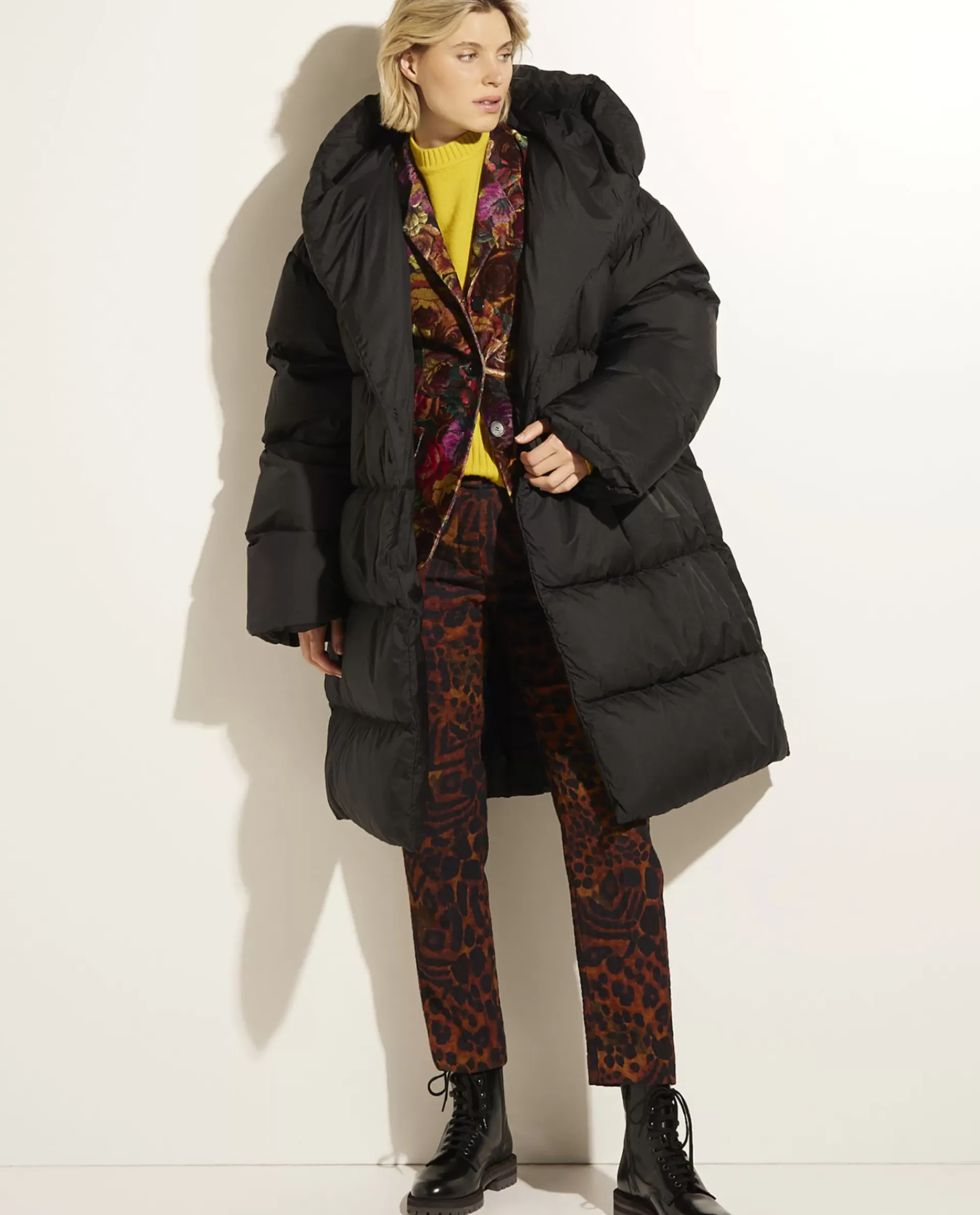 Store Rechte Broek Met Print Vrouwen Broeken