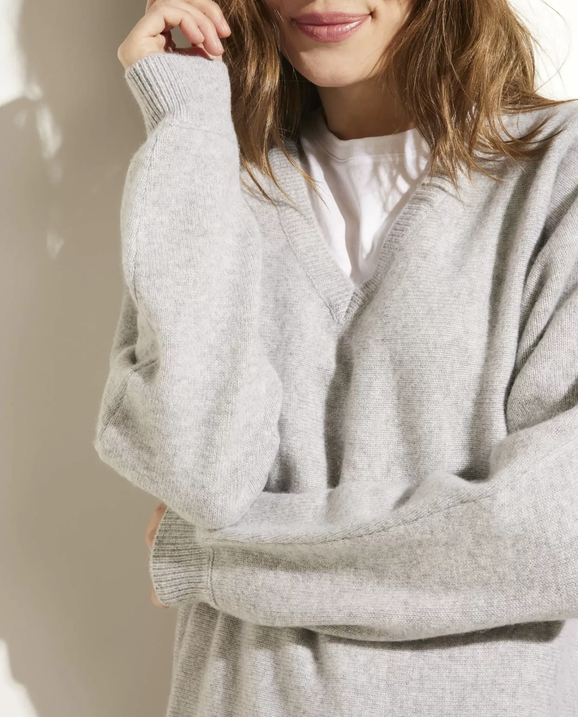 Best Sale Ruime Cashmere Trui Vrouwen Knitwear