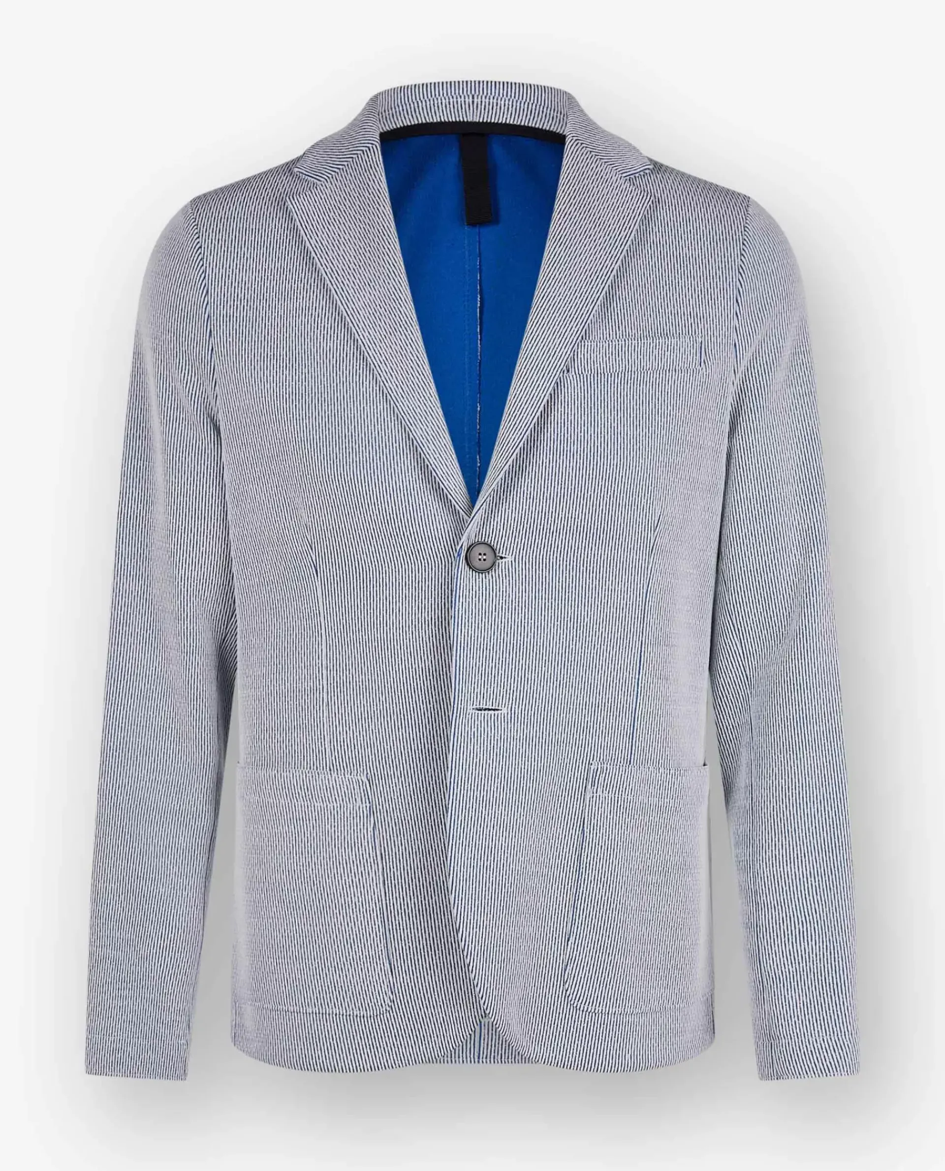 Hot Seersucker Blazer Mannen Jasjes
