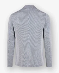 Hot Seersucker Blazer Mannen Jasjes