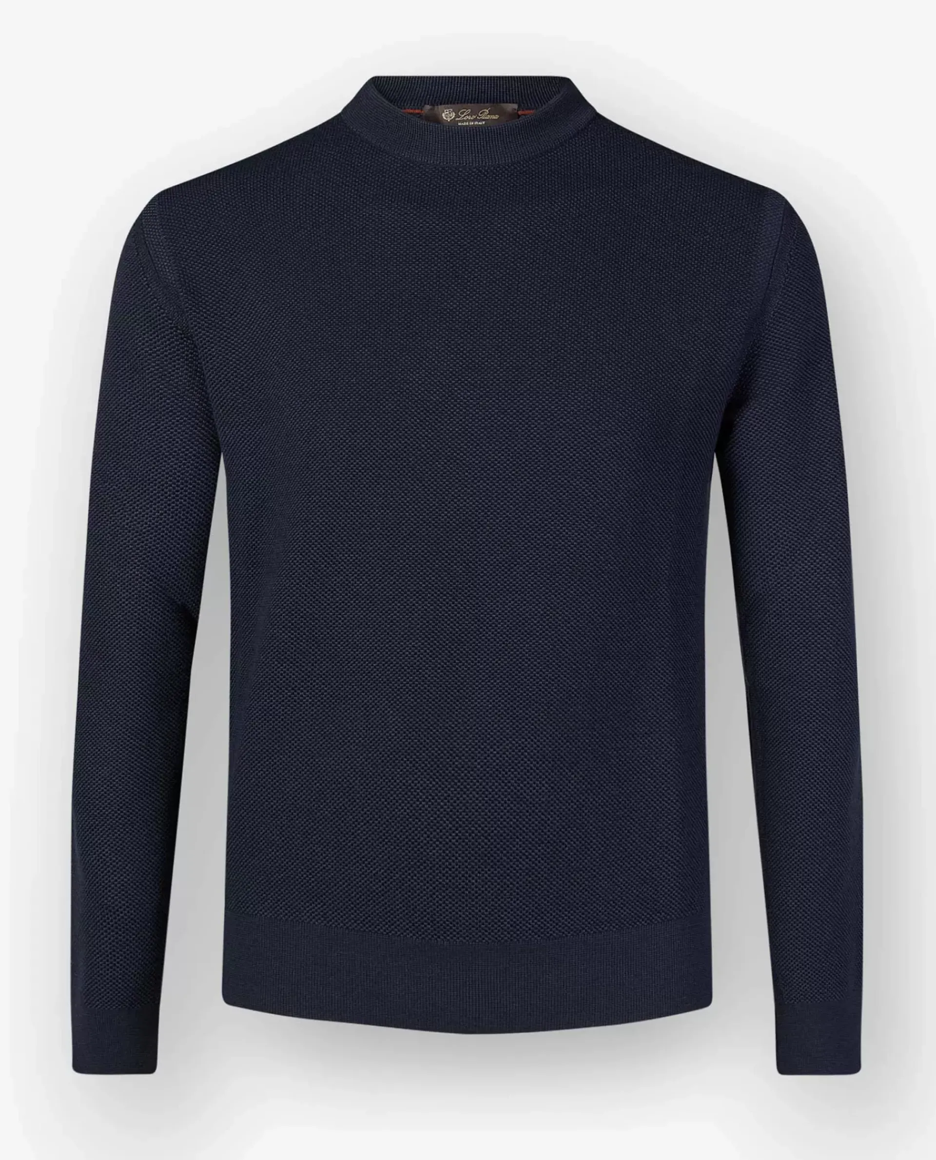 Cheap Silk Cashmere Girocollo Ribble Sweater Mannen Knitwear