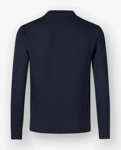 Cheap Silk Cashmere Girocollo Ribble Sweater Mannen Knitwear