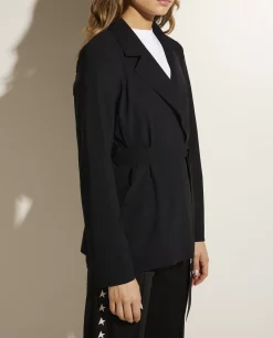 Best Sale Soepele Blazer Met Ceintuur Vrouwen Blazers