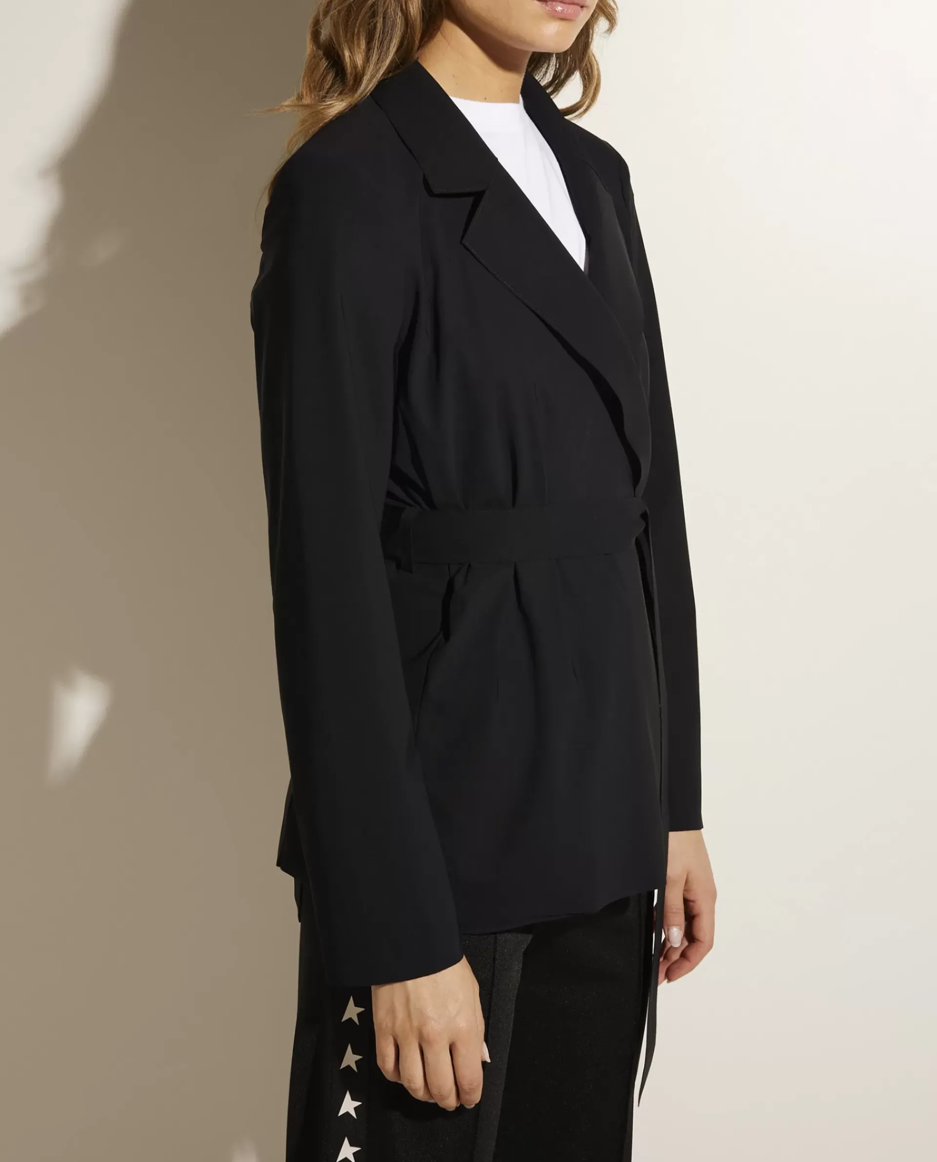 Best Sale Soepele Blazer Met Ceintuur Vrouwen Blazers
