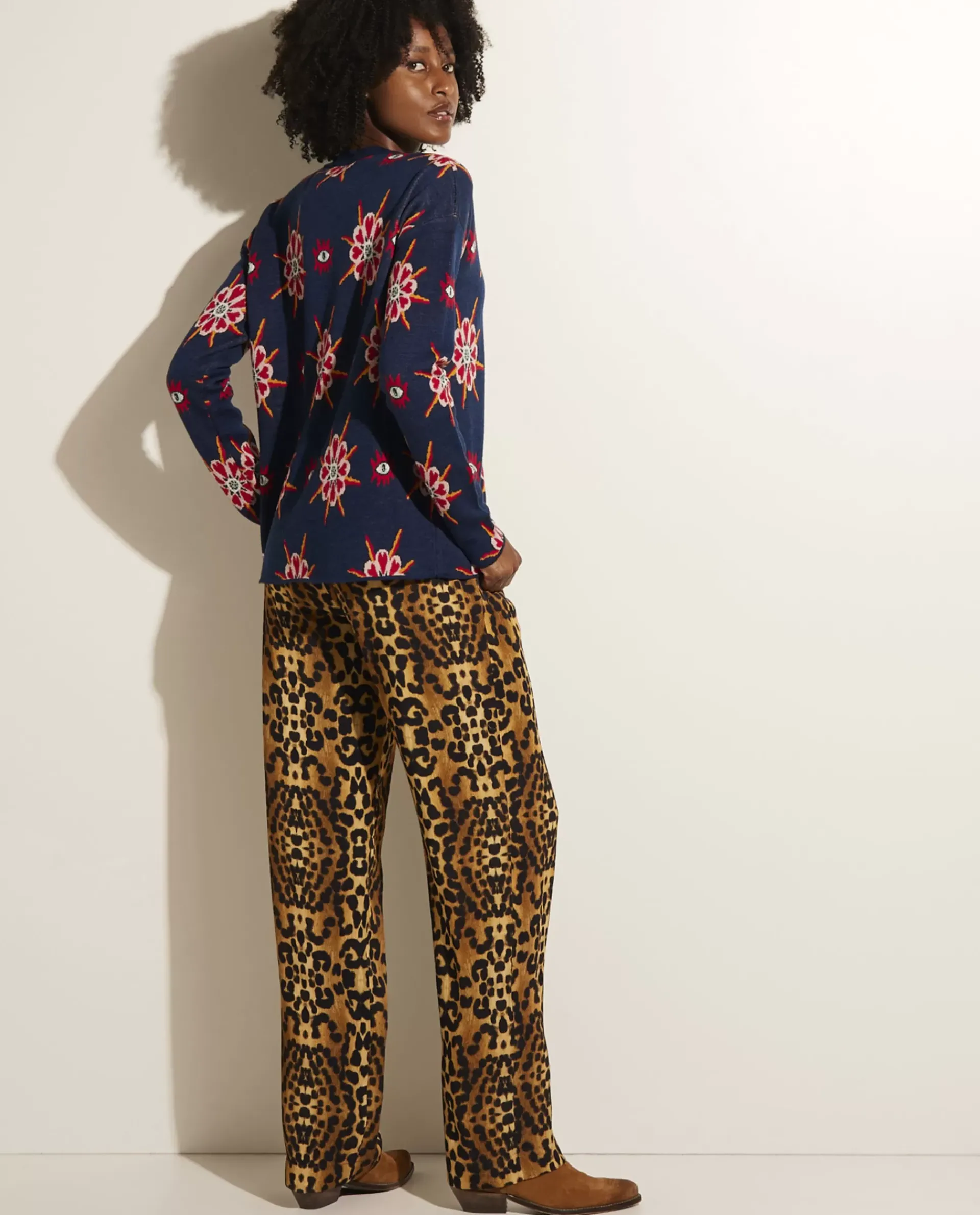 Best Soepele Broek Met Print Vrouwen Broeken