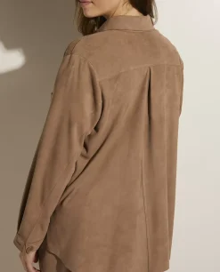 Shop Suede Blouse Vrouwen Blouses