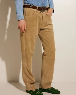 Store Suede Broek Vrouwen Broeken