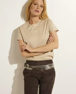 Store Suede Broek Vrouwen Broeken