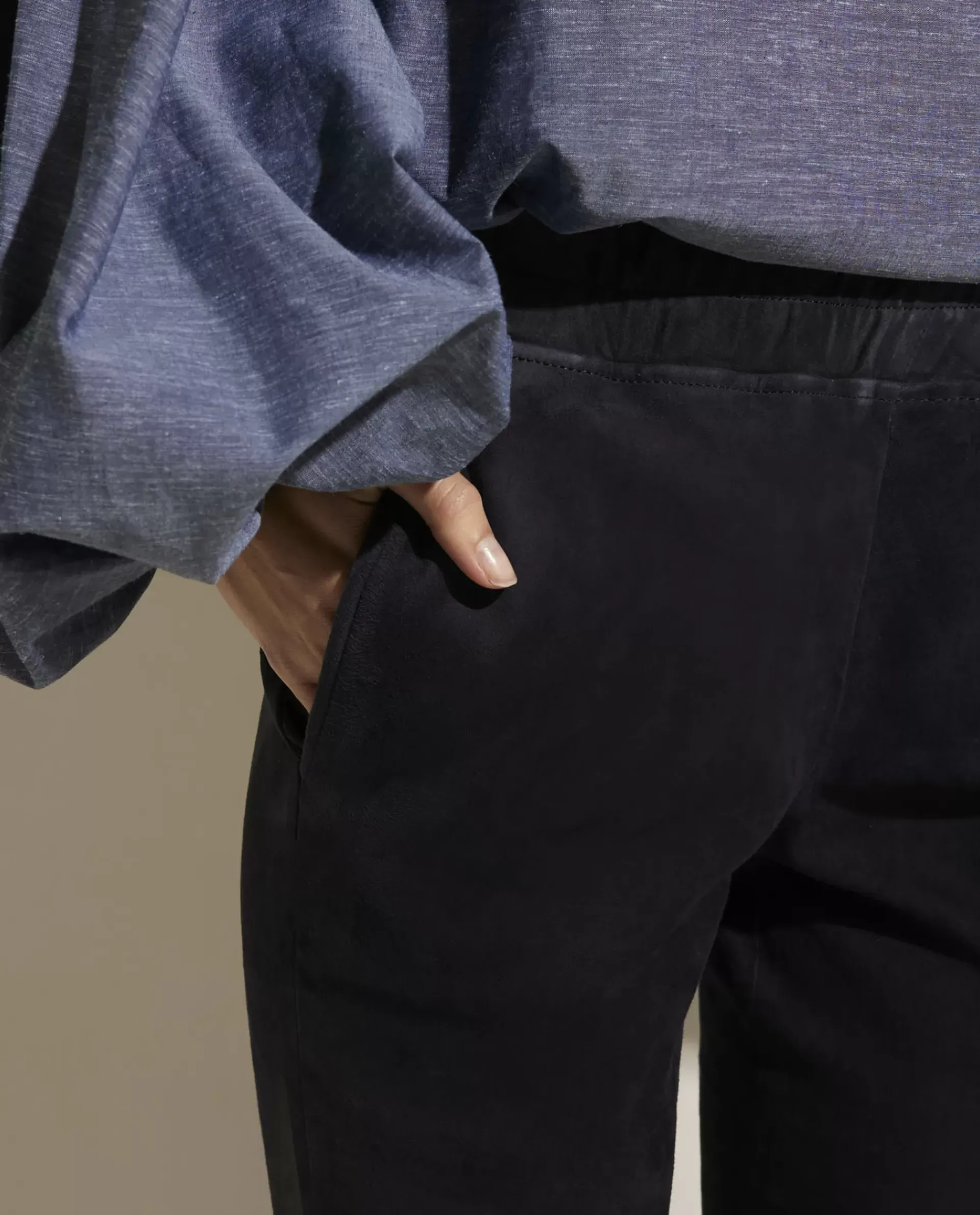 Shop Suede Broek Vrouwen Broeken