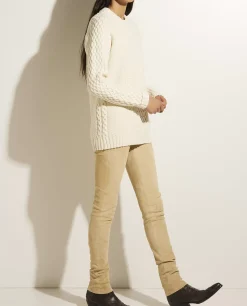 Store Suede Legging Met Stretch Vrouwen Broeken