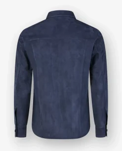Store Suede Overshirt Mannen Jassen