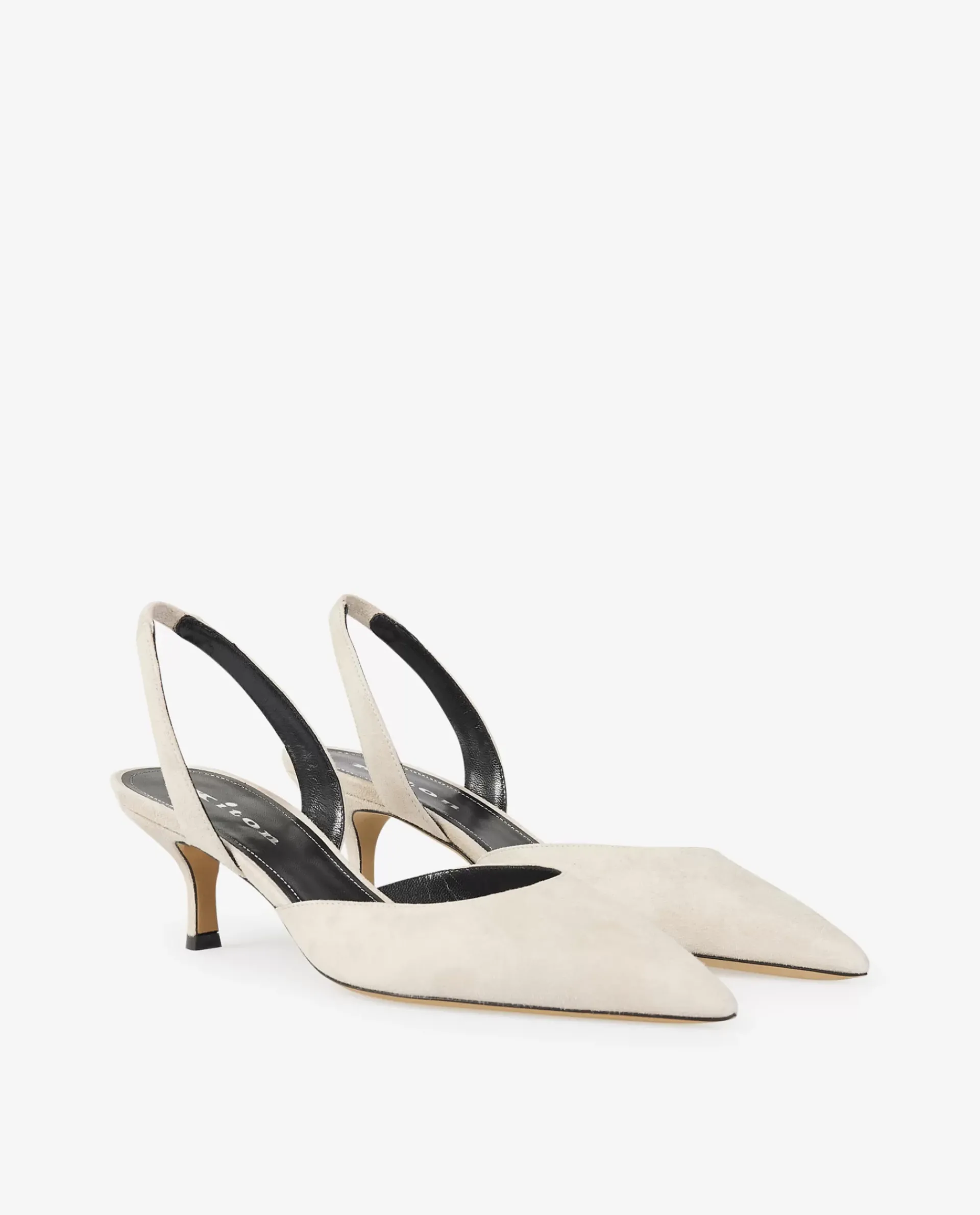 Online Suede Slingback Pumps Vrouwen Schoenen