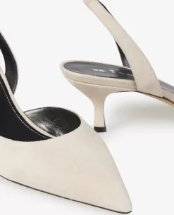 Online Suede Slingback Pumps Vrouwen Schoenen