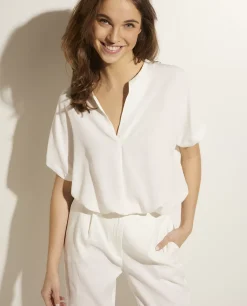 Online V-Hals Top Vrouwen Blouses