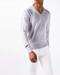 New V-Hals Trui Mannen Knitwear