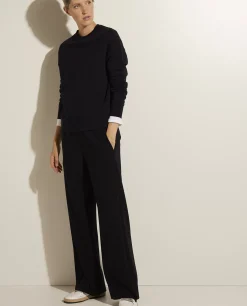 Sale Wijde Broek In Cool Wool Vrouwen Broeken