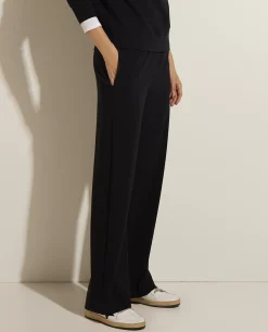 Sale Wijde Broek In Cool Wool Vrouwen Broeken