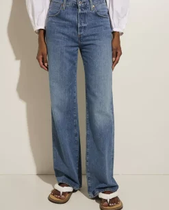 Cheap Wijde Denim Broek Vrouwen Broeken