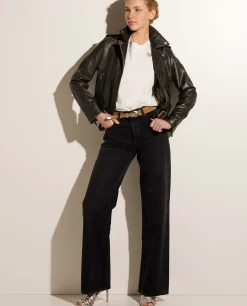 Sale Wijde Denim Broek Vrouwen Broeken