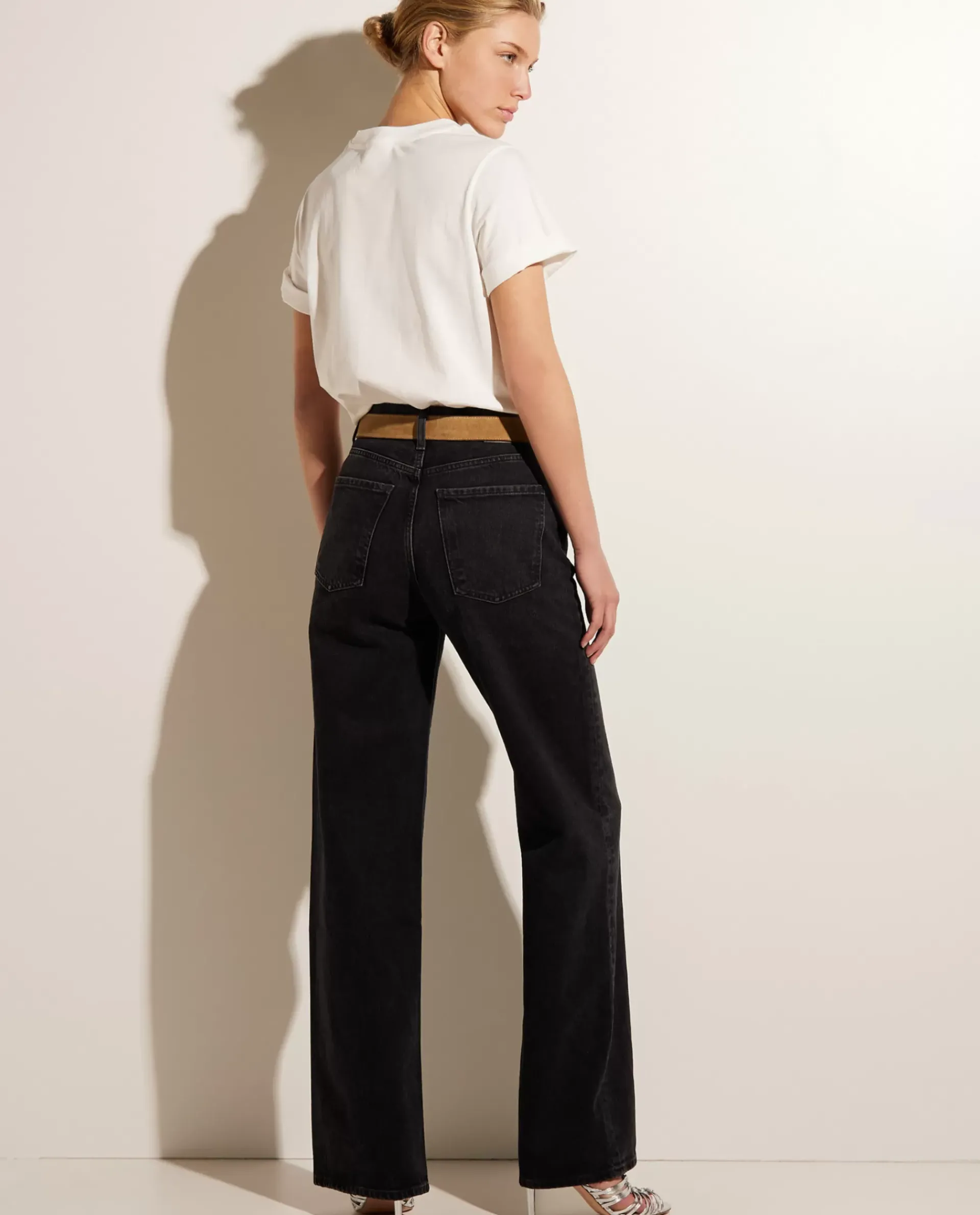 Sale Wijde Denim Broek Vrouwen Broeken