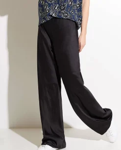 Hot Wijde Satijnen Broek Vrouwen Broeken