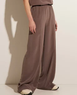 Store Wijde Zijden Broek Vrouwen Broeken