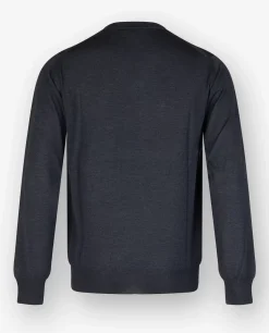 Sale Wol Mix V-Hals Trui Mannen Knitwear