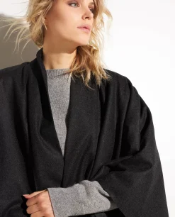 Store Wol-Cashmere Cape Vrouwen Jassen