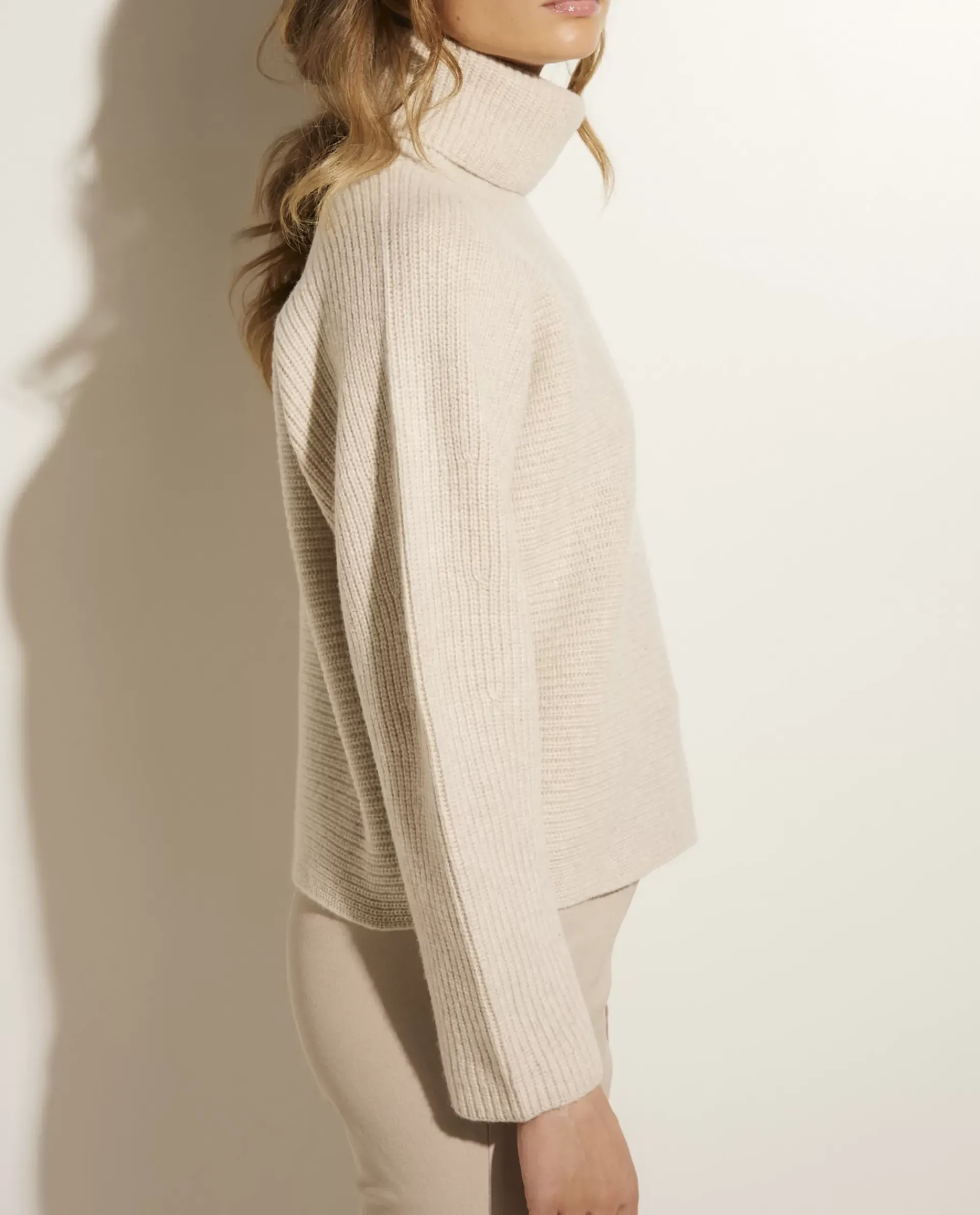 Cheap Wol-Cashmere Coltrui Vrouwen Knitwear