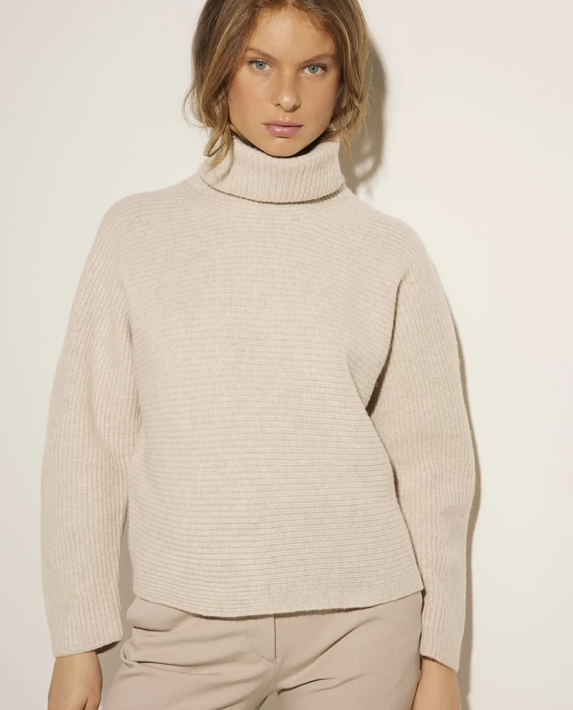 Cheap Wol-Cashmere Coltrui Vrouwen Knitwear