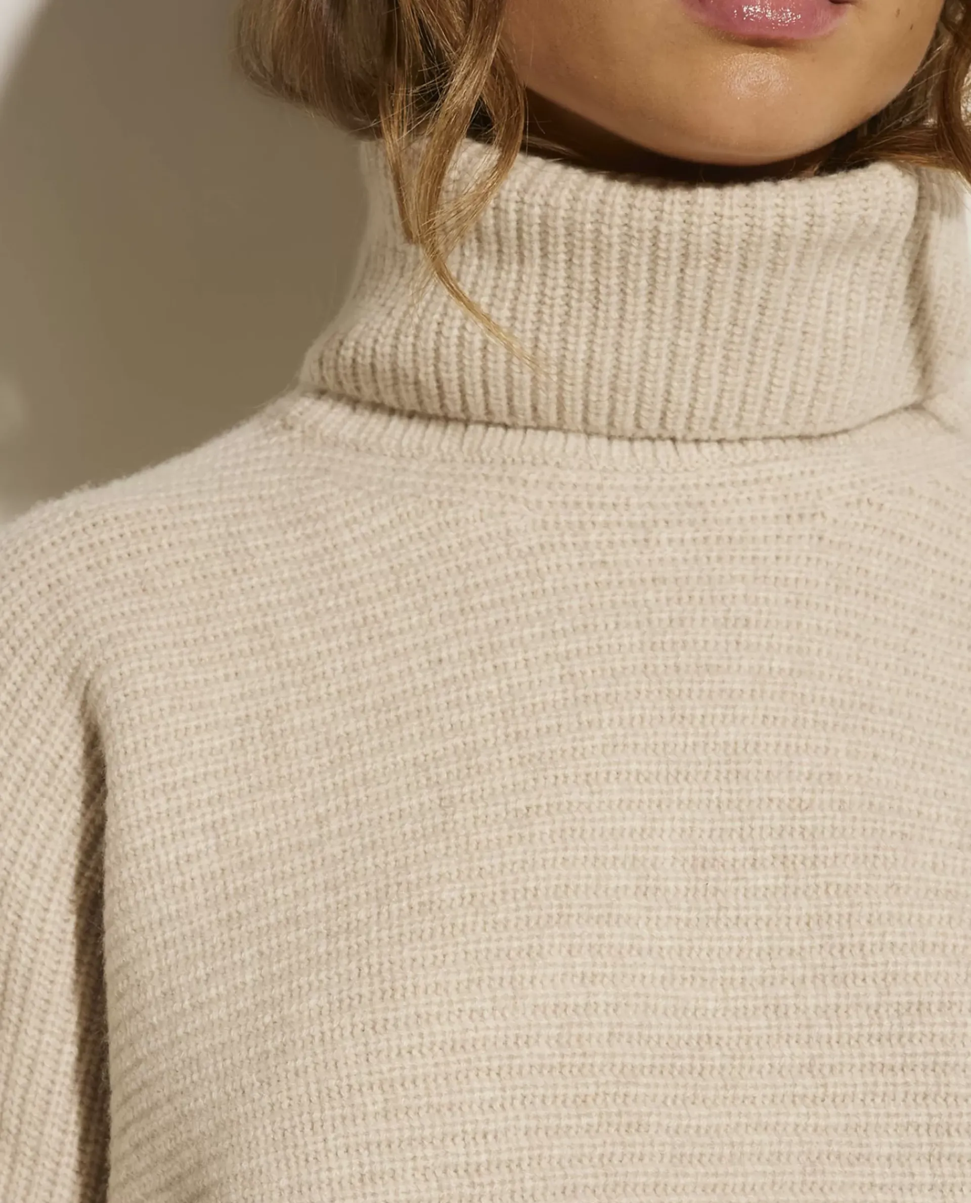 Cheap Wol-Cashmere Coltrui Vrouwen Knitwear