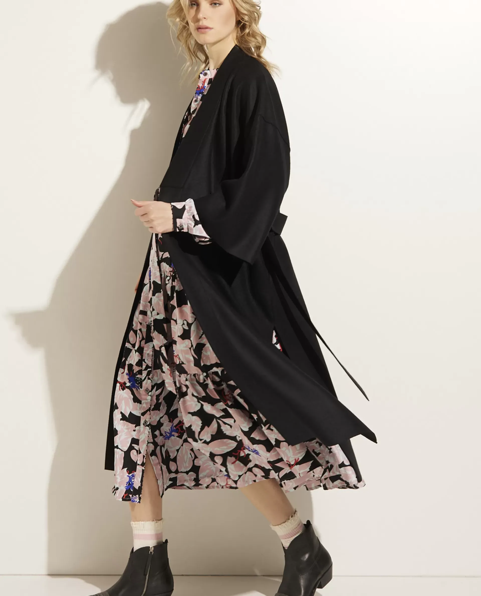 Hot Wollen Kimono Jas Vrouwen Jassen