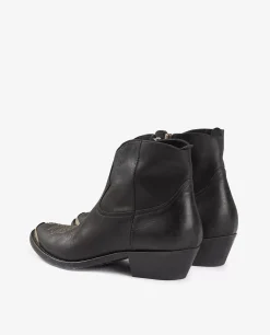 New Young Leren Enkellaarzen Vrouwen Schoenen