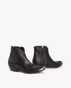 New Young Leren Enkellaarzen Vrouwen Schoenen