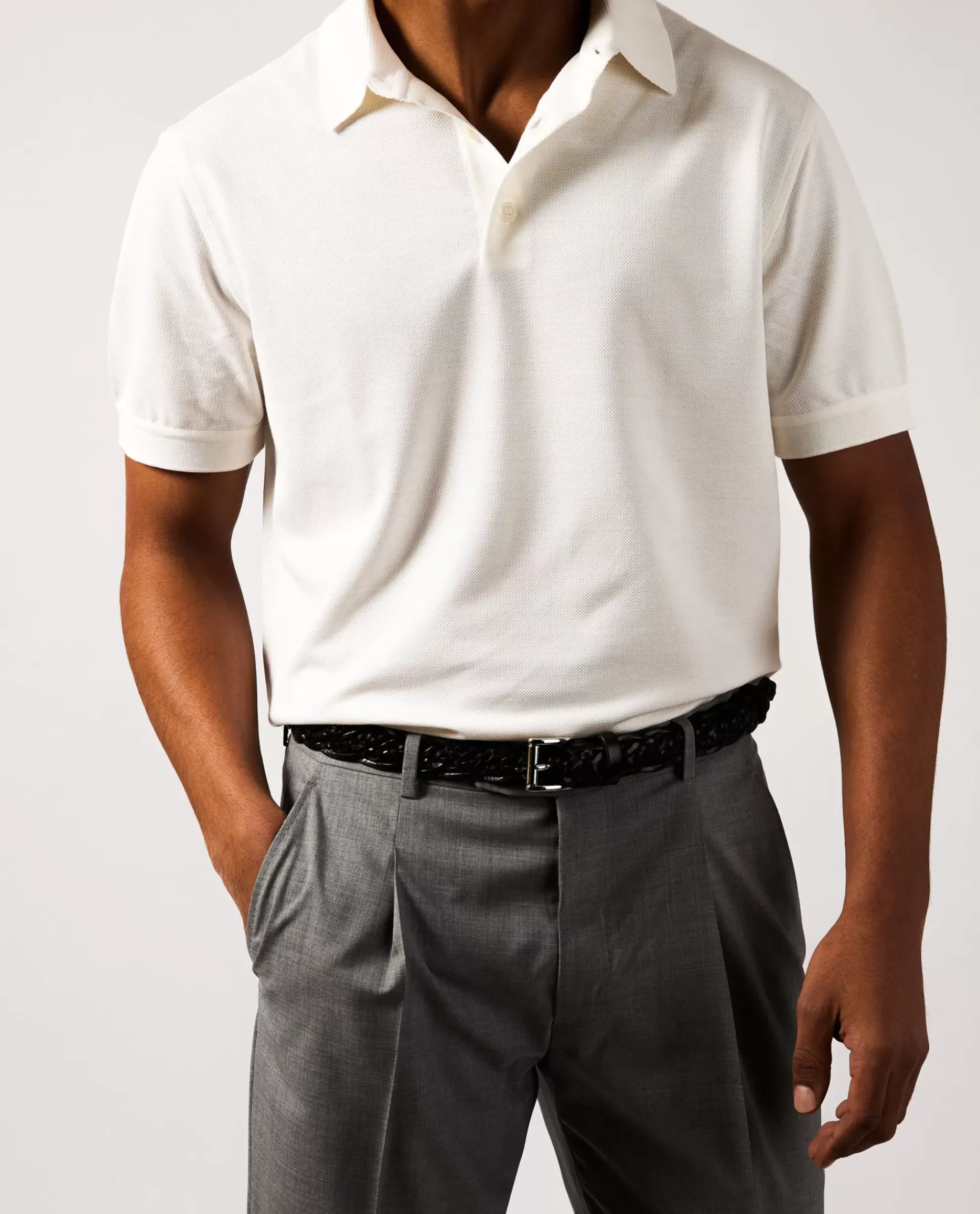 Discount Zijde Katoenen Polo Mannen Polo