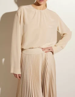 Store Zijden Blouse Vrouwen Blouses