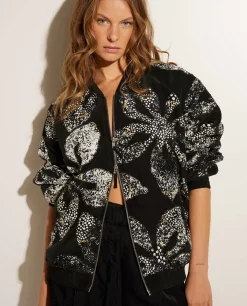 Shop Zijden Bomber Jasje Vrouwen Jasjes