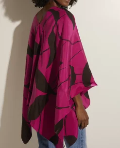 Fashion Zijden Poncho Vrouwen Blouses