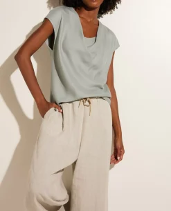 Store Zijden Top Vrouwen Tops